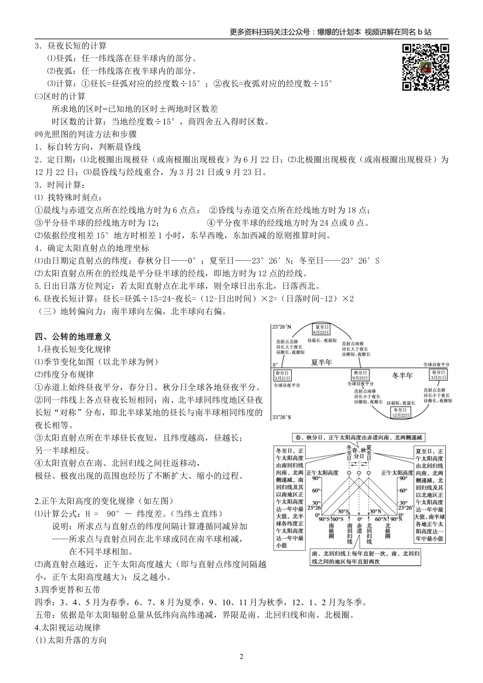 【爆爆】高中地理新教材选择性必修一知识点.pdf_第2页