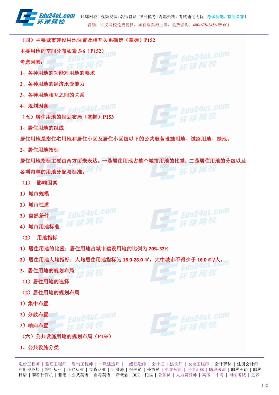 【2014】401城市规划原理【讲义】 (31).pdf_第1页