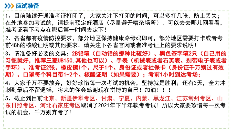 【冲刺押题串讲06】考前注意事项、10大管理【柯基资源网www.fjha.net】.pdf_第2页