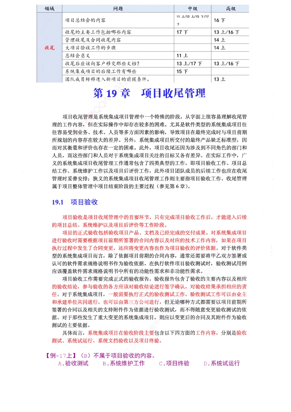 【教材划重点第19章】项目收尾管理【柯基资源网www.fjha.net】.pdf_第1页