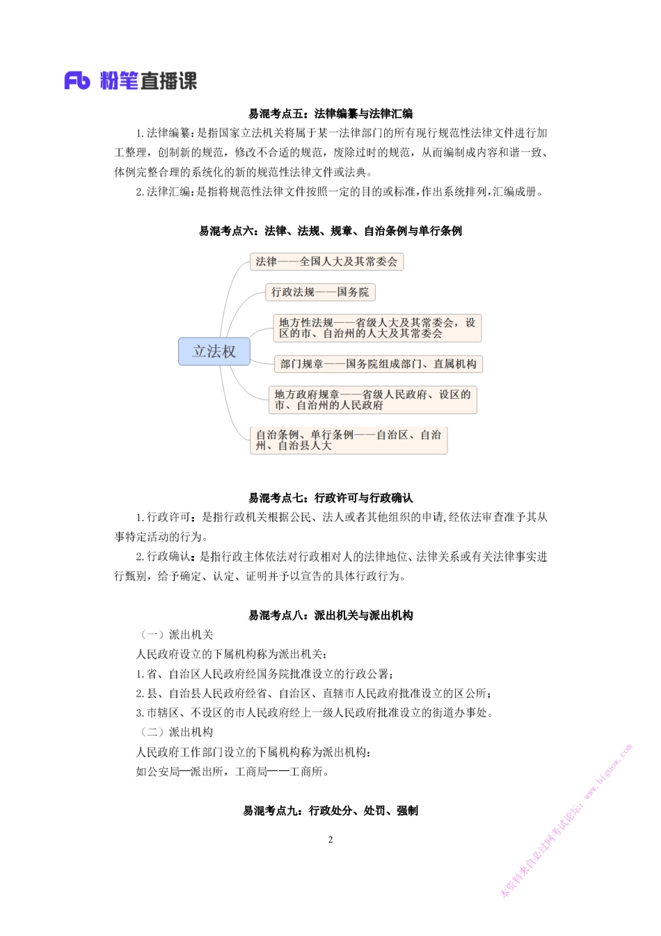 2018.11.09 易混考点辨析课-法律 王鹏 （讲义+笔记）.pdf_第3页