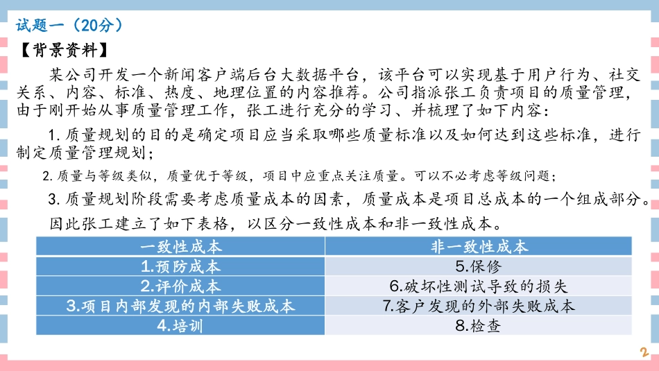 2019年上半年中项案例分析真题解析【柯基资源网www.fjha.net】(1).pdf_第2页