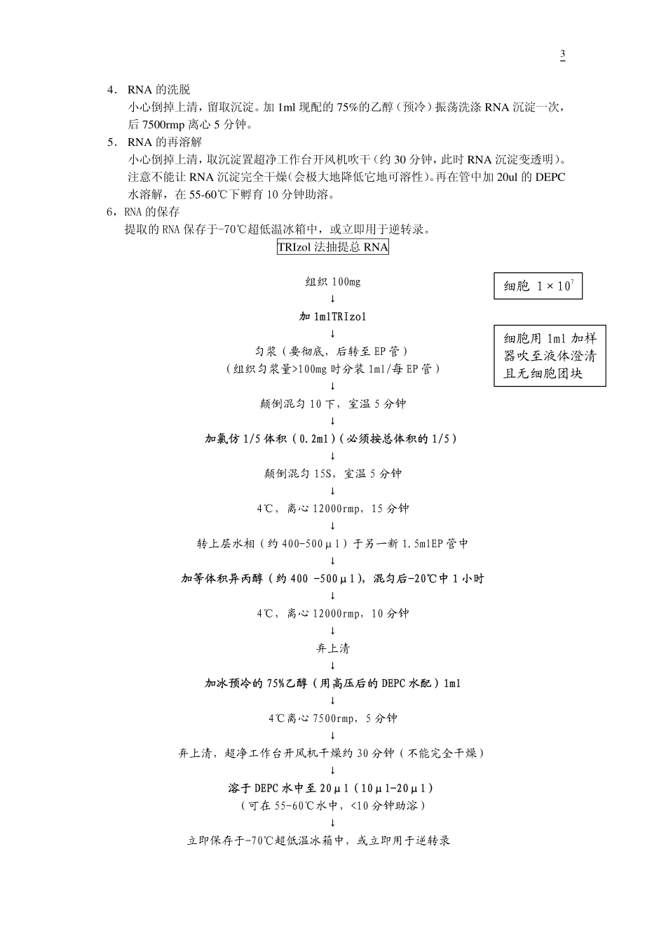 从RNA抽提到电泳鉴定(原创)[微信公众号：bioworlde].pdf_第3页