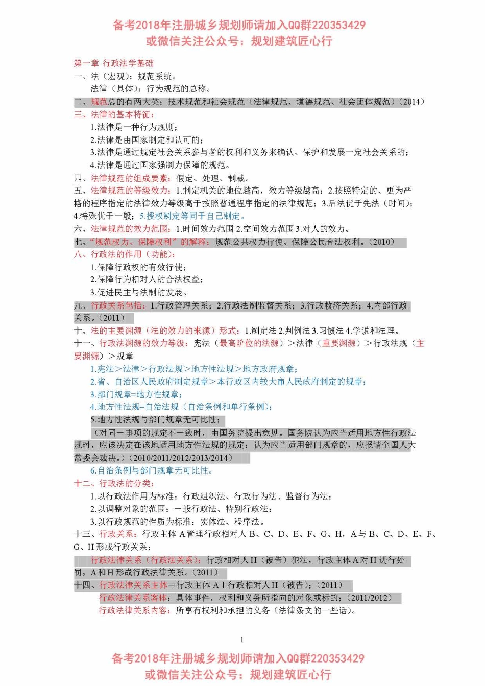 城乡规划师法规笔记.pdf_第1页