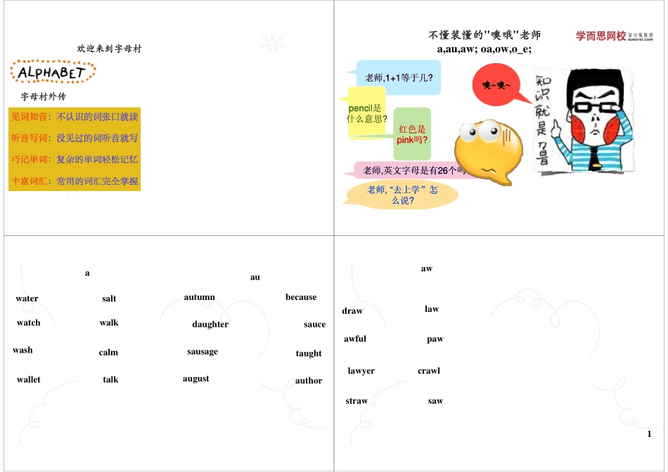 不懂装懂的”噢哦”老师 最新课程：qq2985064629.pdf_第1页