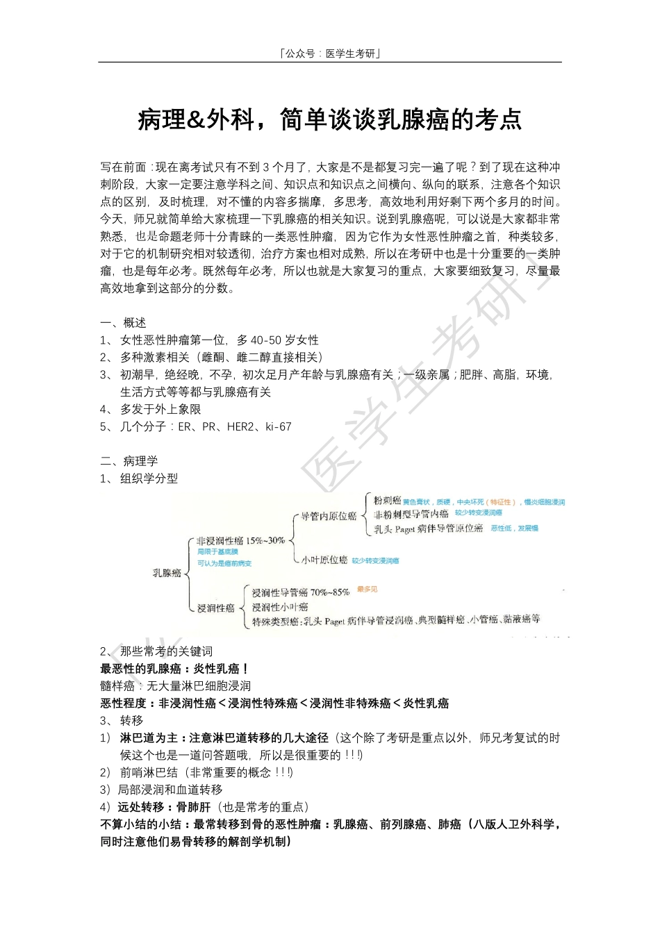 病理学&外科学：乳腺癌(1).pdf_第1页