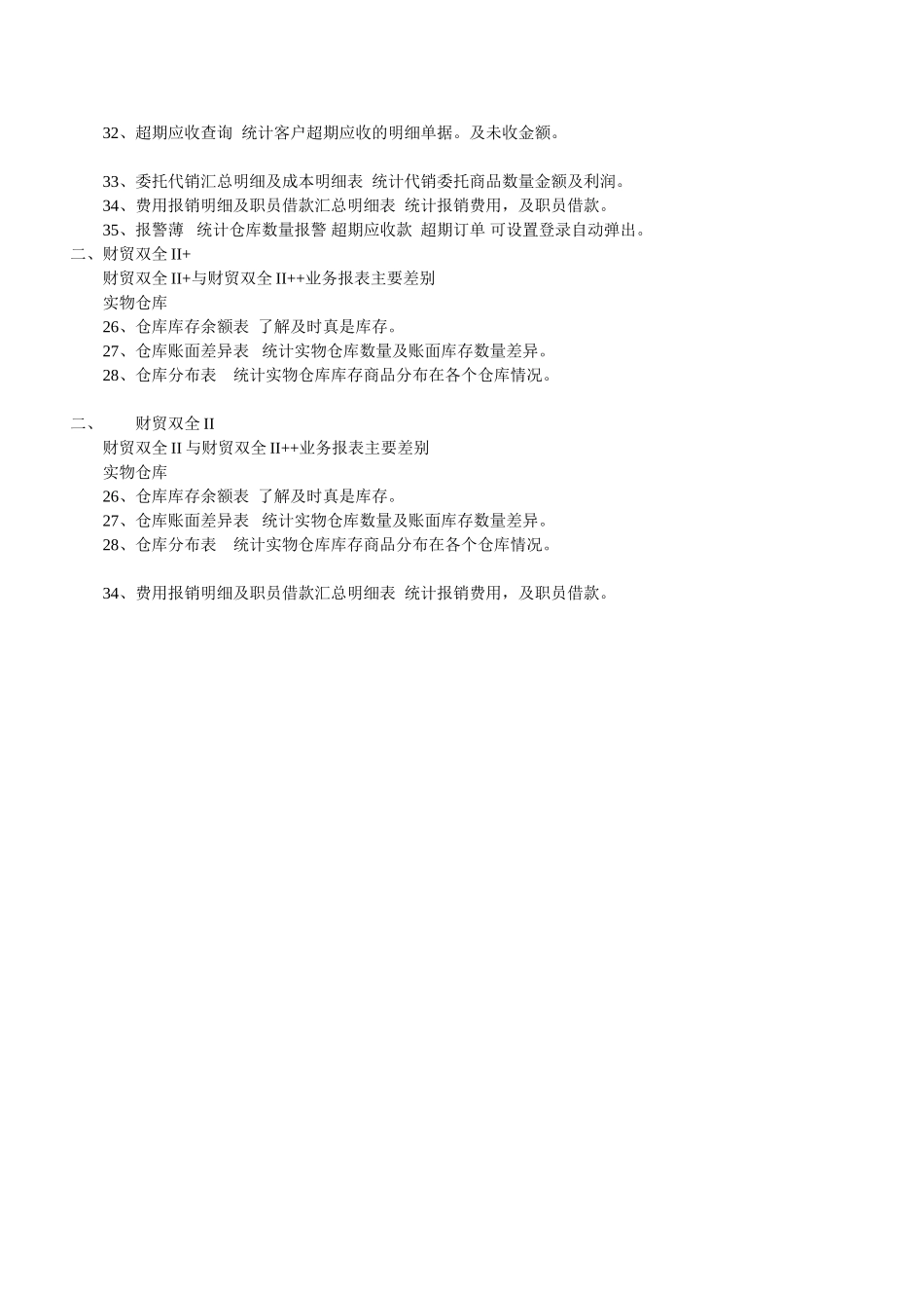 财贸双全系列业务报表功能（阮）.doc_第2页