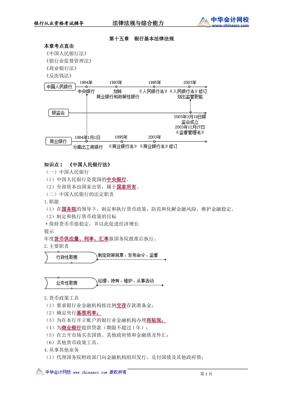 第15章　银行基本法律法规(1).doc_第1页