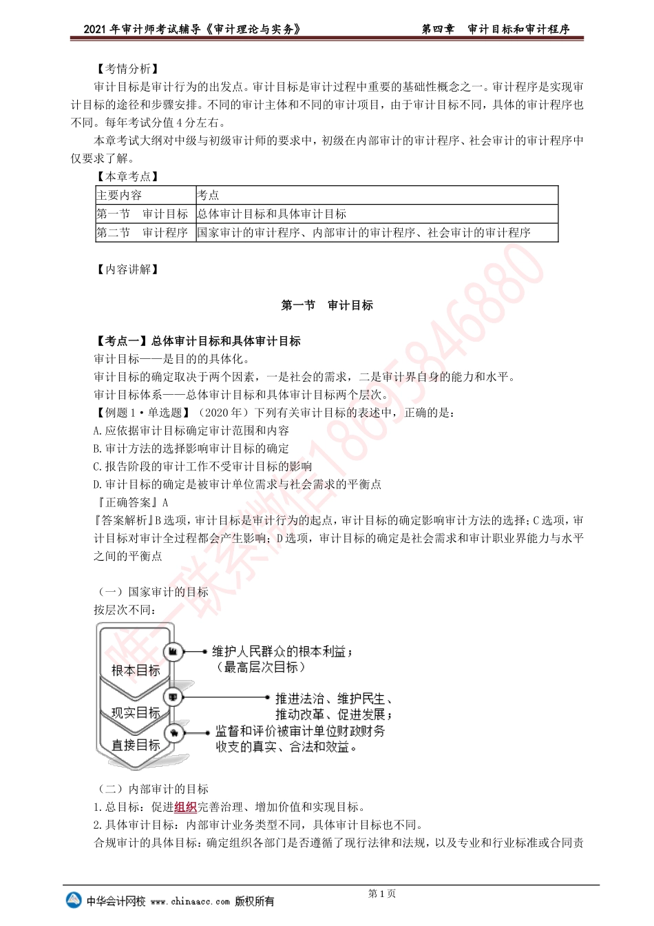 第四章　审计目标和审计程序.doc_第1页