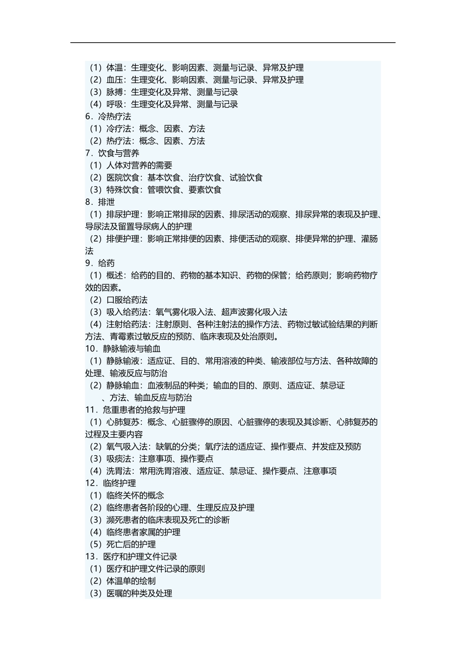 护理（专业）硕士考试科目及大纲解析.docx_第3页