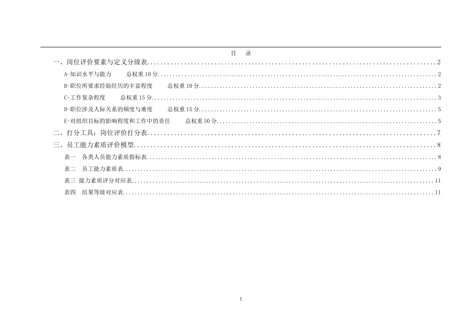 岗位评价方法与实战手册（分级表、打分工具、评价模型）.doc_第2页