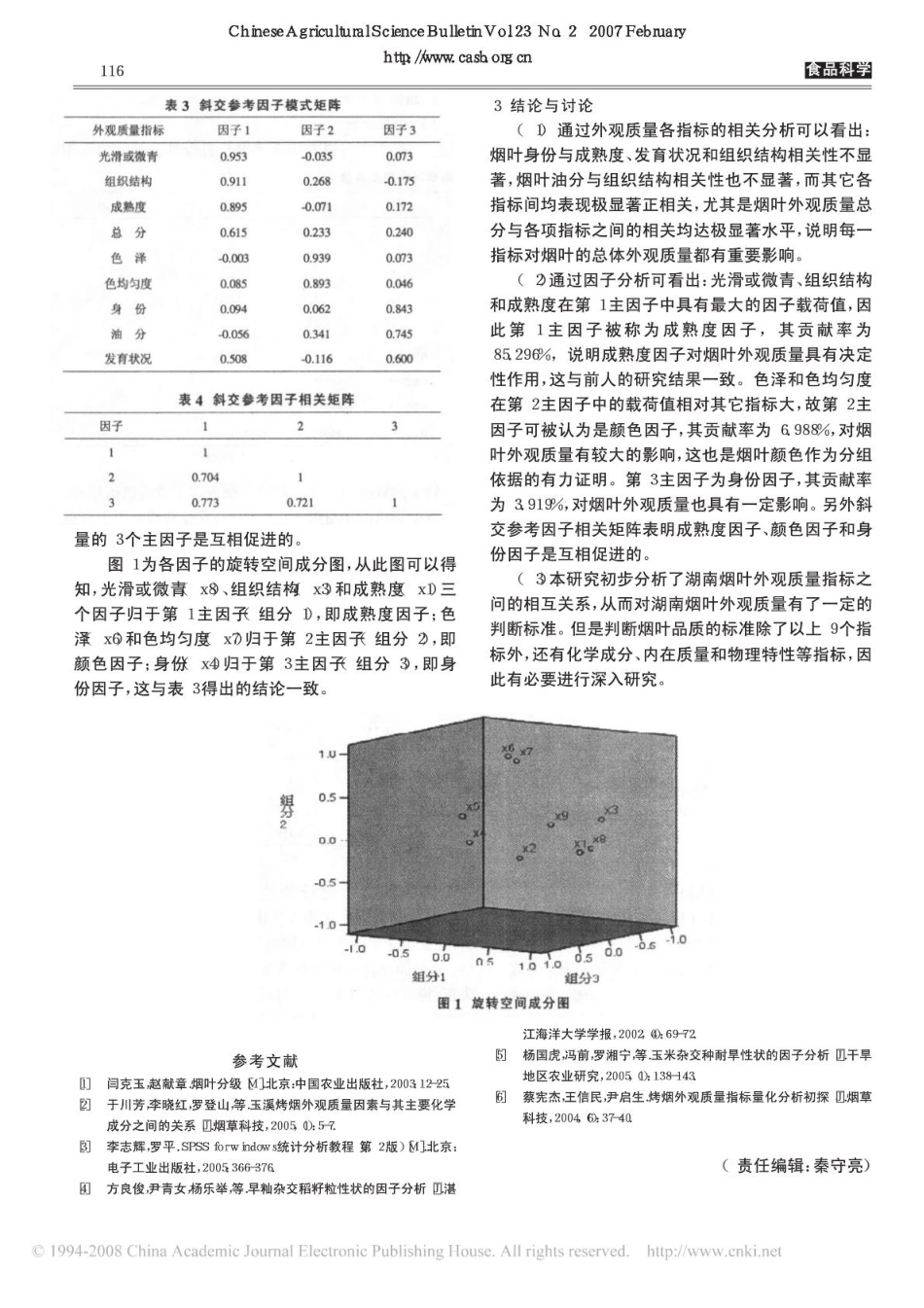 湖南烤烟外观质量指标因子分析.pdf_第3页