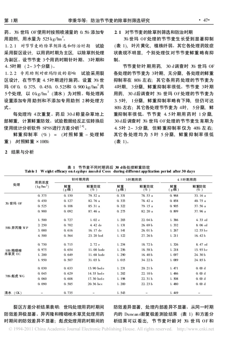防治节节麦的除草剂筛选研究.pdf_第2页