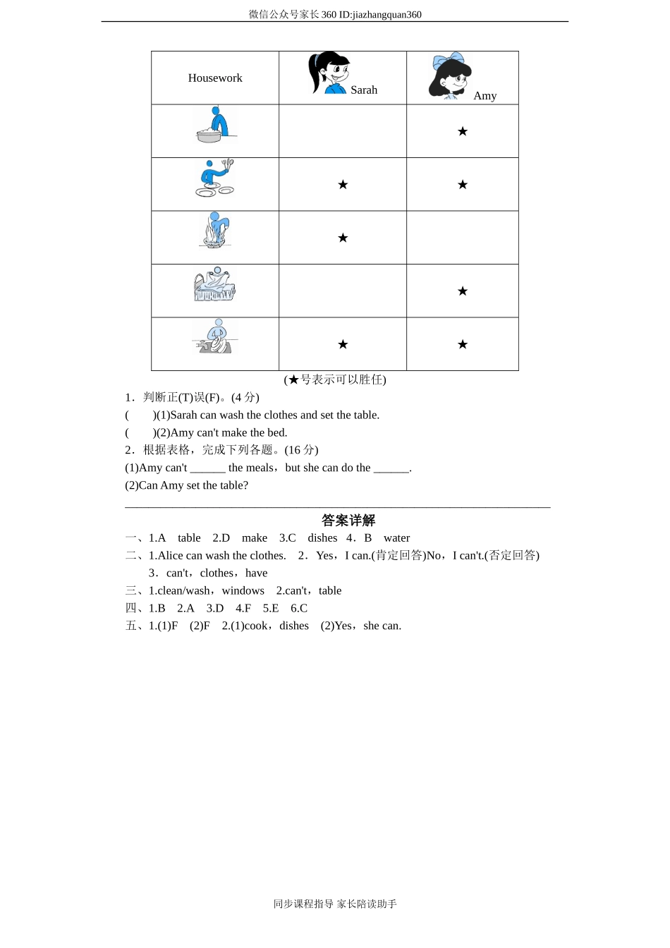 课时测评-英语人教PEP5年上 unit4 What can you do-PartB试题及答案 (2).doc_第2页