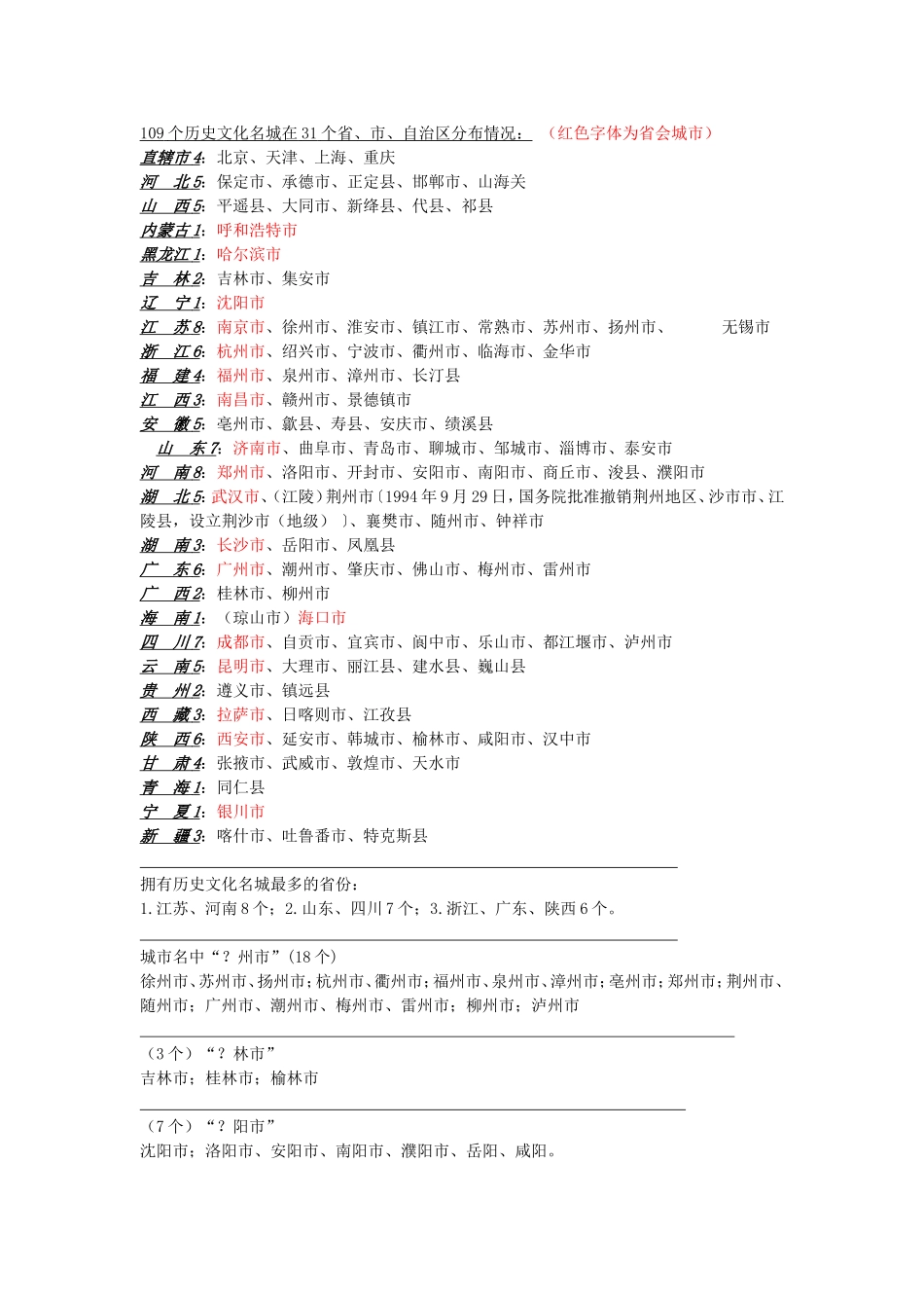 历史文化名城巧记忆.doc_第1页