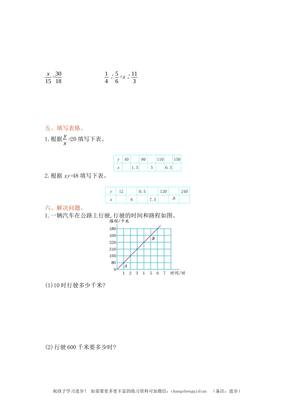六年级下册数学单元测试-第四单元北师大版.docx_第2页