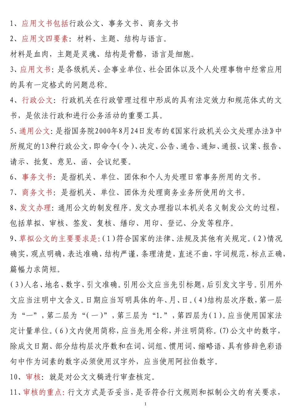 秘书基础知识要点(1).doc_第1页