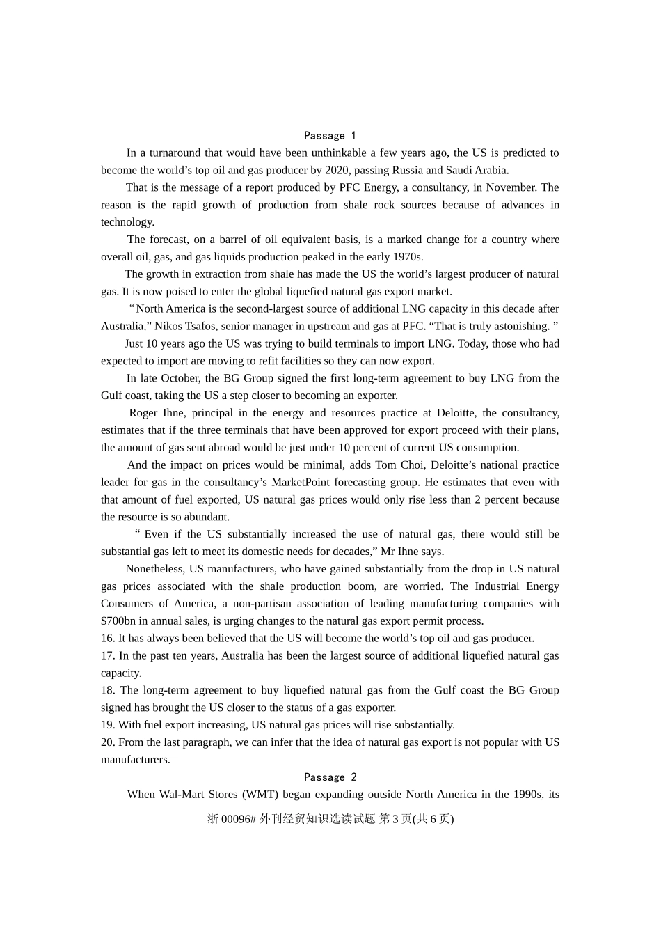 全国2013年4月自考外刊经贸知识选读试题00096.doc_第3页