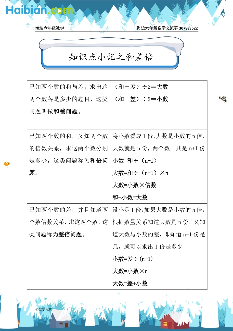 知识点小记之和差倍.pdf_第1页