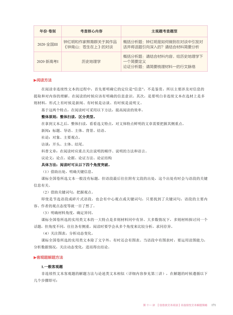 【2021秋】讲义-第十一讲-非连续性文本解题策略.pdf_第3页