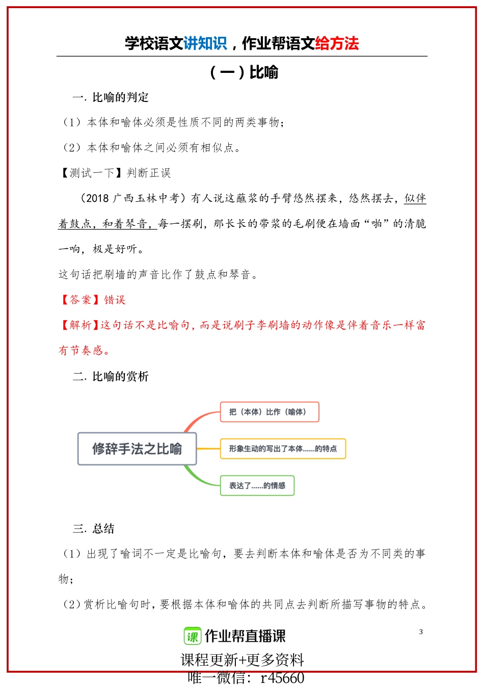 【柳宁】初中语文八大修辞全讲解（附视频）.pdf_第3页