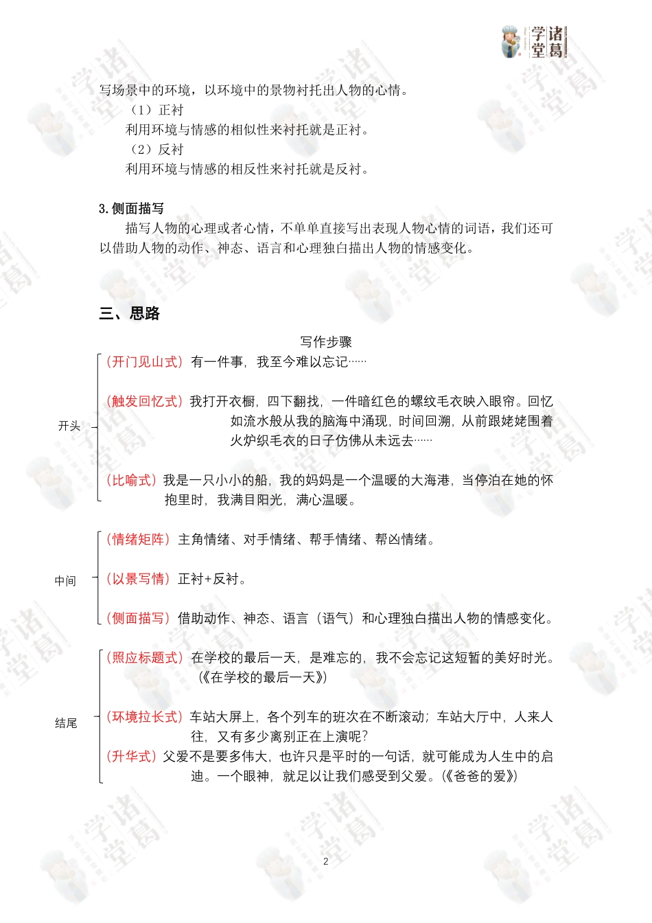 【六年级】第5讲：第三单元同步作文.pdf_第2页