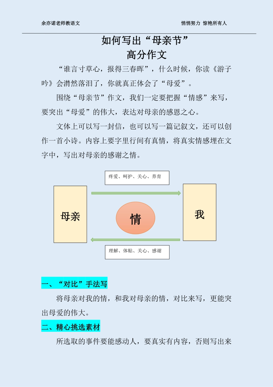 32课：精讲“母亲节”作文如何写.pdf_第1页