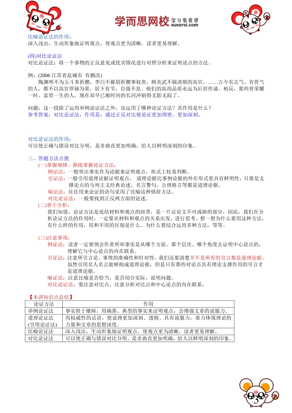 议论文：论证方法分类及运用(1).pdf_第3页