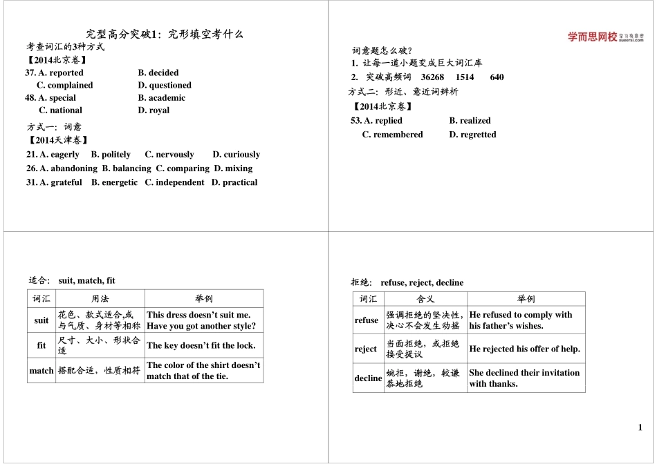 完型高分突破1：完形填空考什么.pdf_第1页