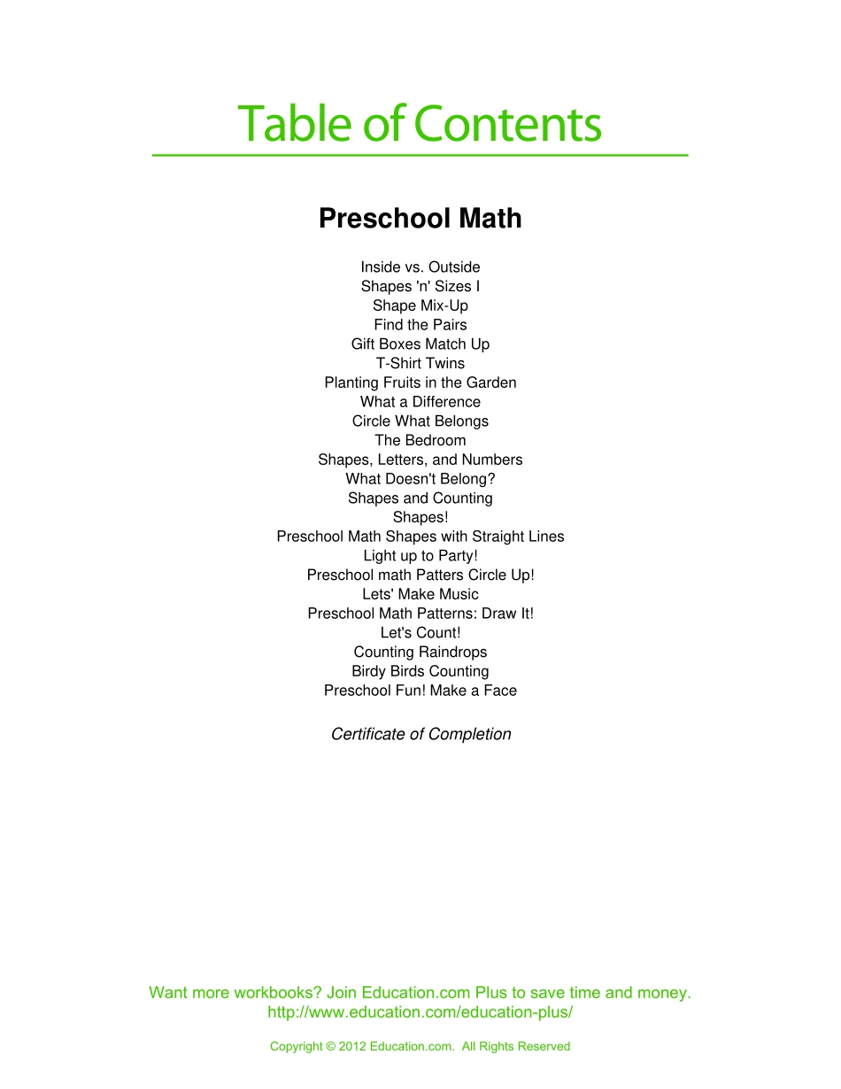 preschool math 学前数学 幼小衔接 [jiaoyupan.com].pdf_第2页