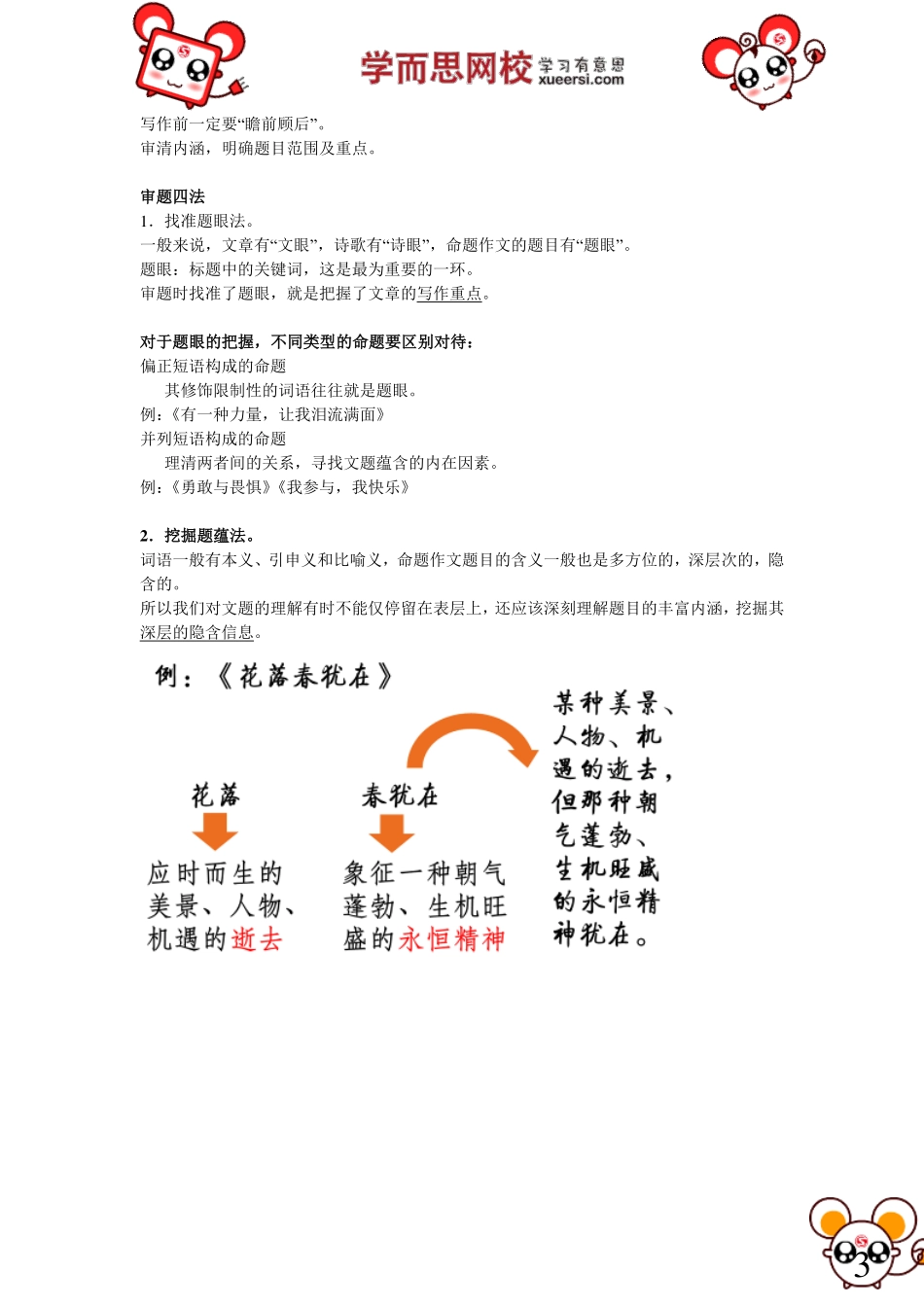 淘宝书山小径【作文1级】作文：全命题作文审题法.pdf_第3页