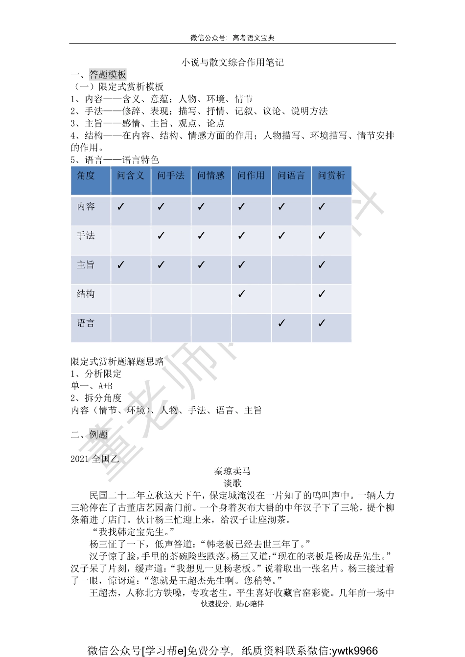 小说与散文综合作用笔记_encrypt.pdf_第1页