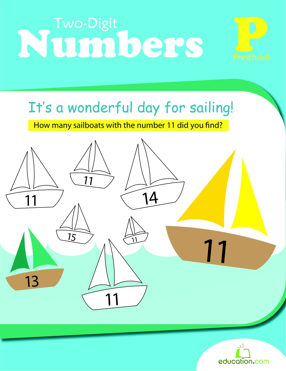 two digit numbers 两位数字 幼小衔接 [jiaoyupan.com].pdf_第1页