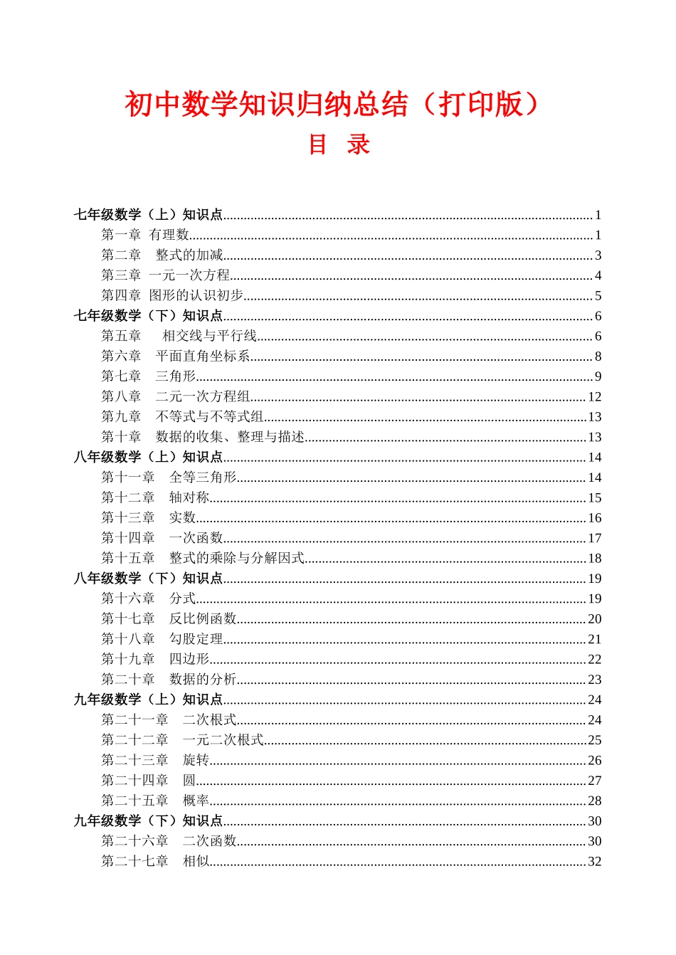 数学知识点归纳汇总.doc_第1页