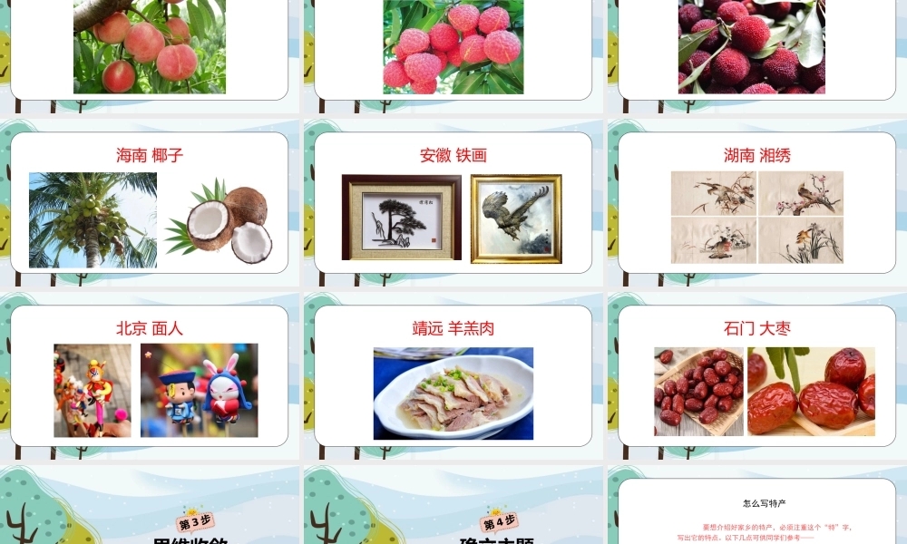 10课时介绍家乡特产.pptx