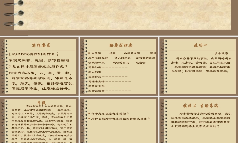 六年级上册第八单元作文（猪猪喜羊羊）.ppt