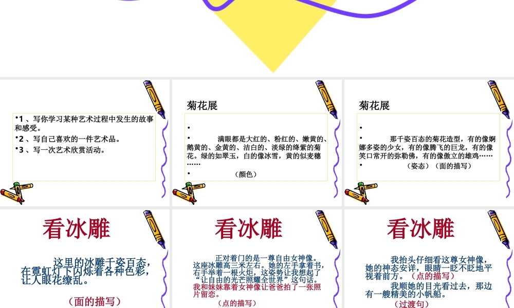 六年级上册第八单习作（猪猪喜羊羊）.ppt