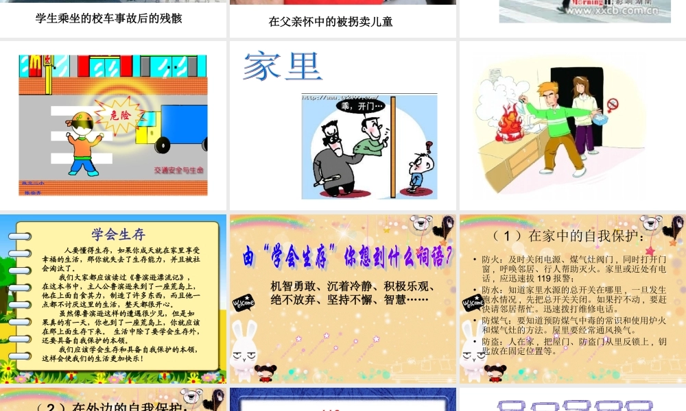 六年级语文下册第四单元作文学会生存（猪猪喜羊羊）.ppt