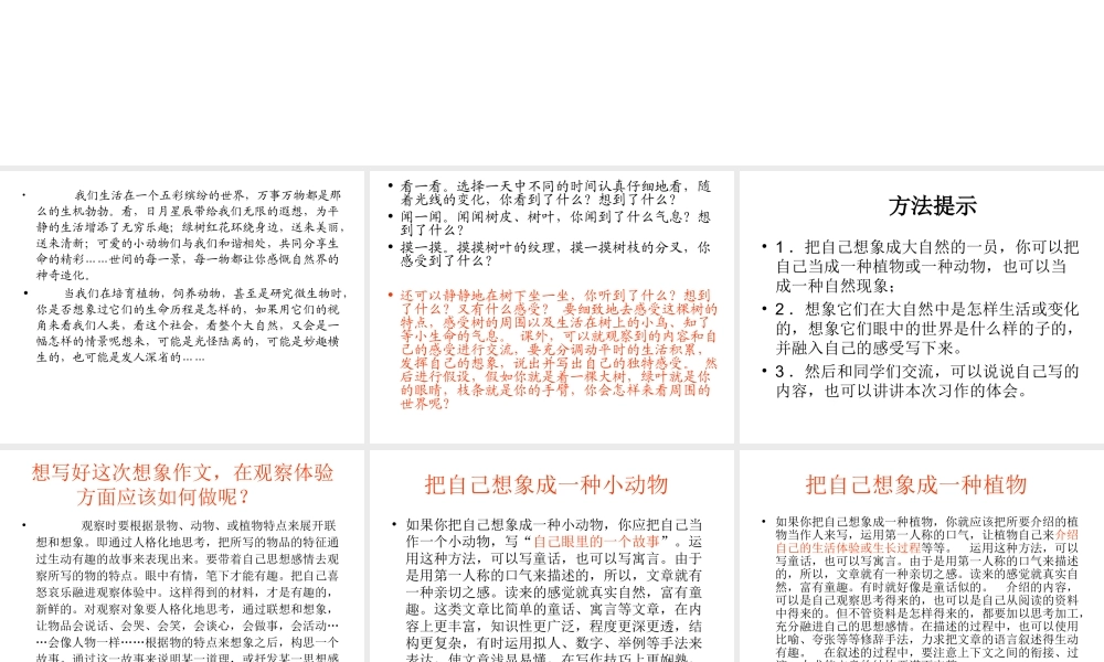 人教版六年级上册第一单元作文 (1)（猪猪喜羊羊）.ppt