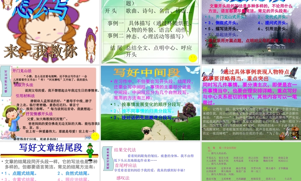 人教版五年级语文上册第六单元口语与习作_2（猪猪喜羊羊）.ppt