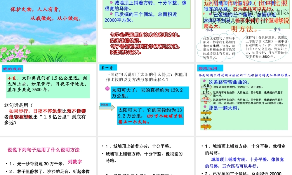 人教四年级上册语文园地五作文导游词（猪猪喜羊羊）.ppt