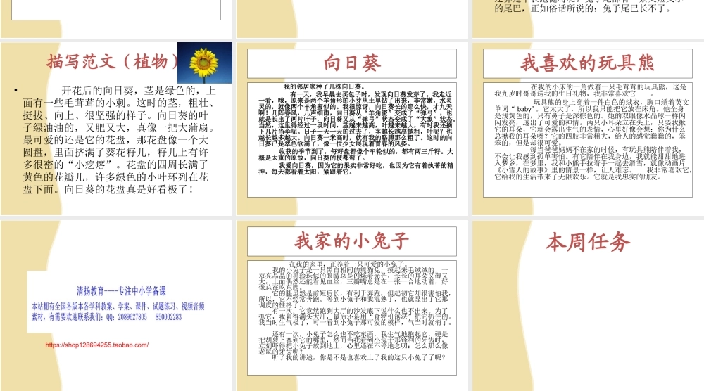 三年级作文第三讲（猪猪喜羊羊）.ppt