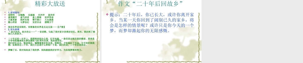 小学语文五年级作文辅导读书（猪猪喜羊羊）.ppt