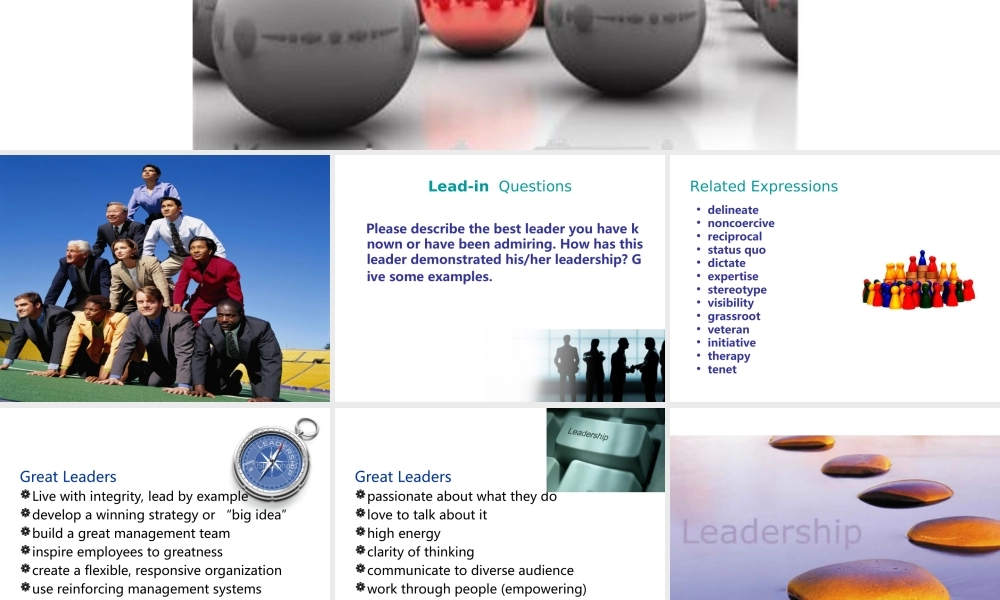 Unit Five Leadership.ppt