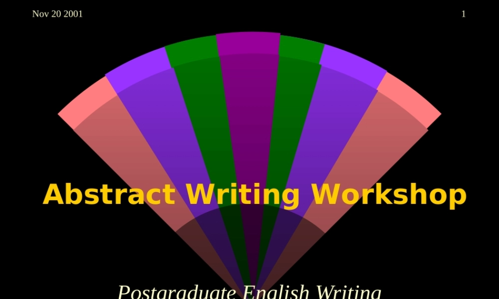 Abstract writing workshop.ppt