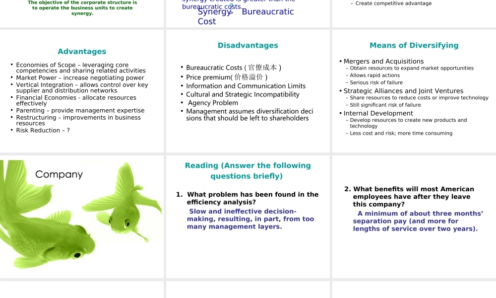 Unit Three Company and Product2011.ppt