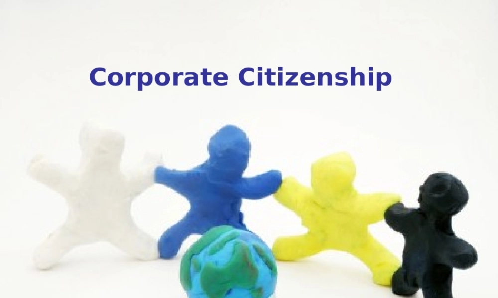 Unit Six Corporate Citizenship.ppt