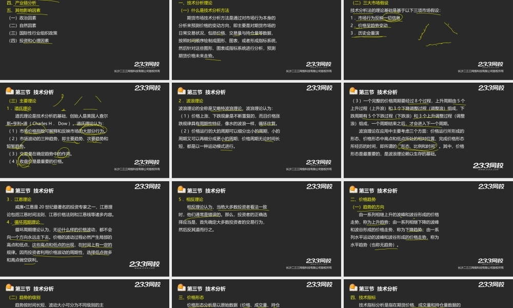 21-2 王佳荣-期货从业-期货基础知识-精-第十章-期货价格分析（液晶屏2015.6.19） - 副本.ppt