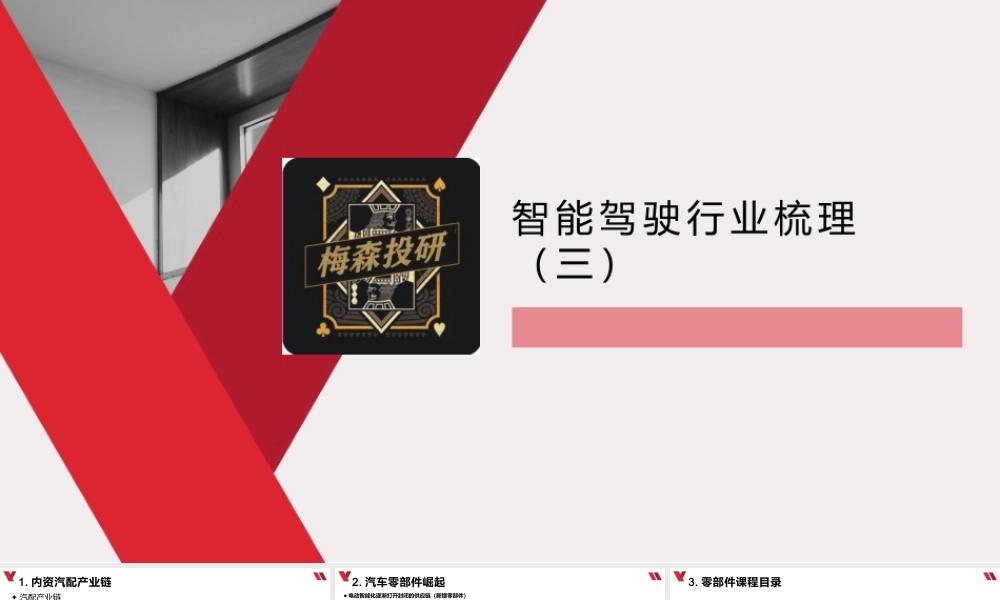 0624 智能驾驶行业梳理（三）.pptx