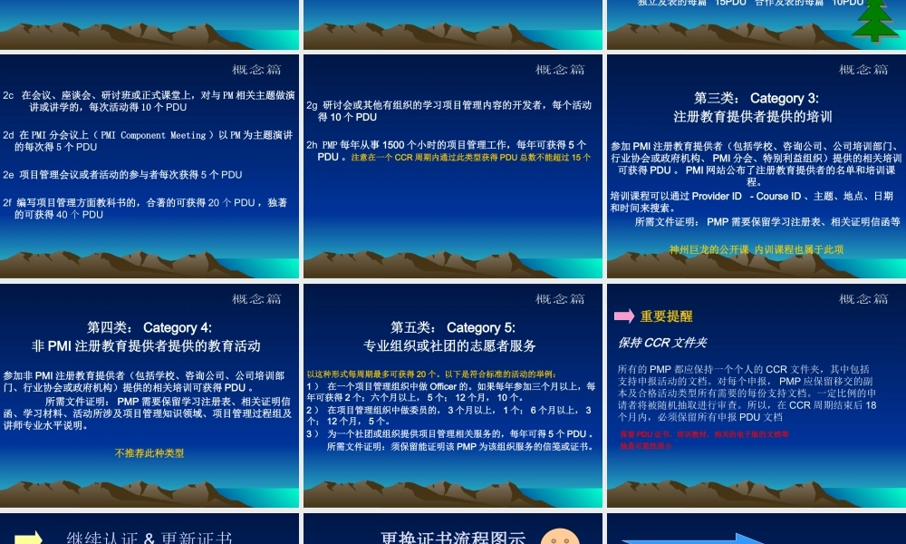 PMP资质维护-PDU积攒以及证书更新_2010.pptx